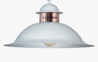 LÍNEA OLD PORT. Colores blanco, negro, cromo y cobre combinados