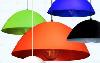 LÍNEA ESFERA económica. Colores naranja, verde, azul, negro y blanco