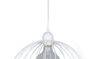 LÍNEA JAULA semiesférica. Colores blanco y negro