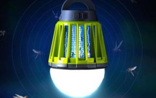 Lámpara anti mosquitos portátil